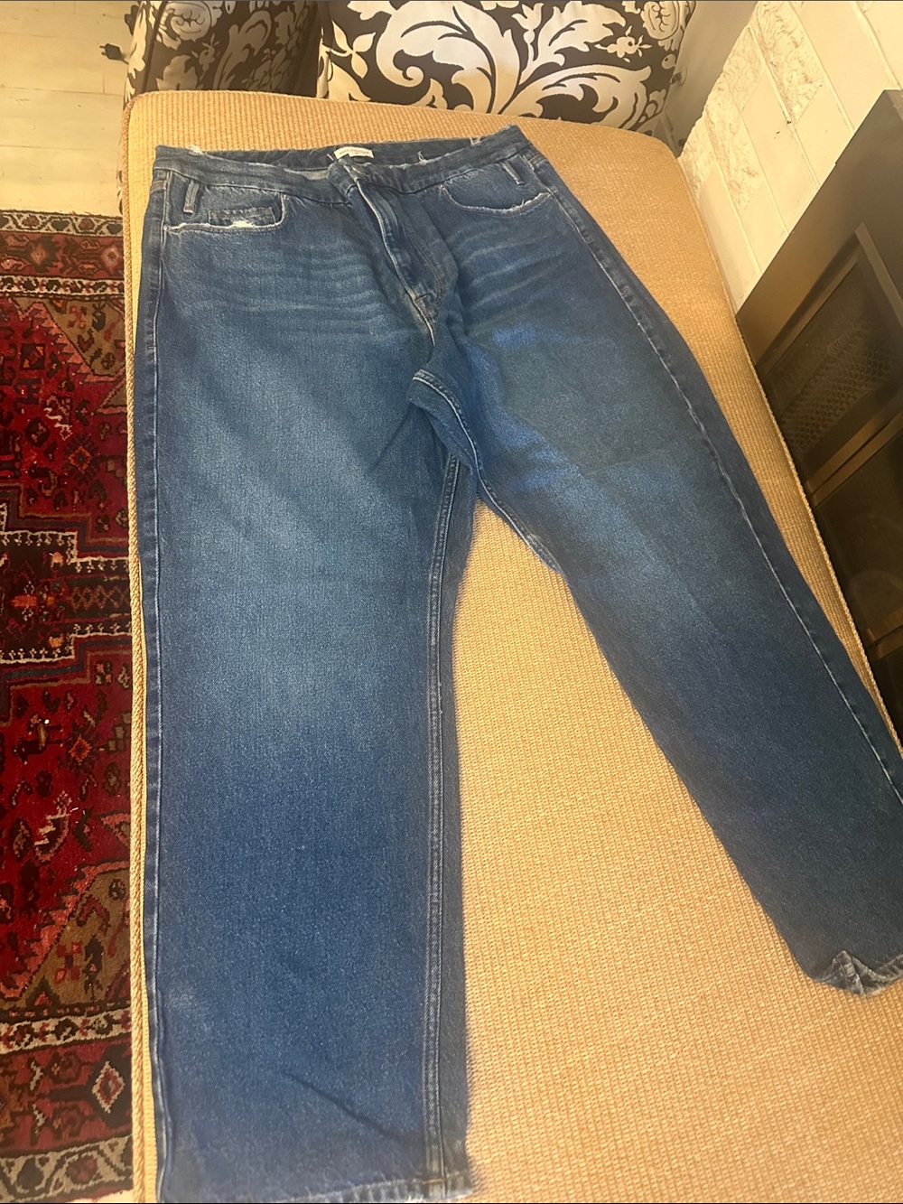 Women’s Dark Blue Straight Leg Jeans